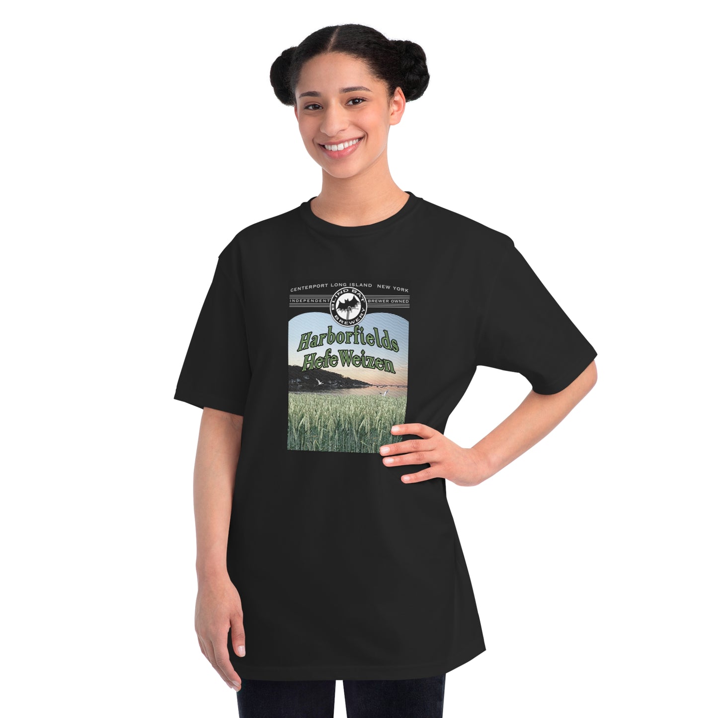 Organic Unisex Classic T-Shirt: HarborFields HefeWeizen label
