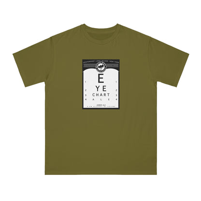Organic Unisex Classic T-Shirt: EYE CHART ALE label