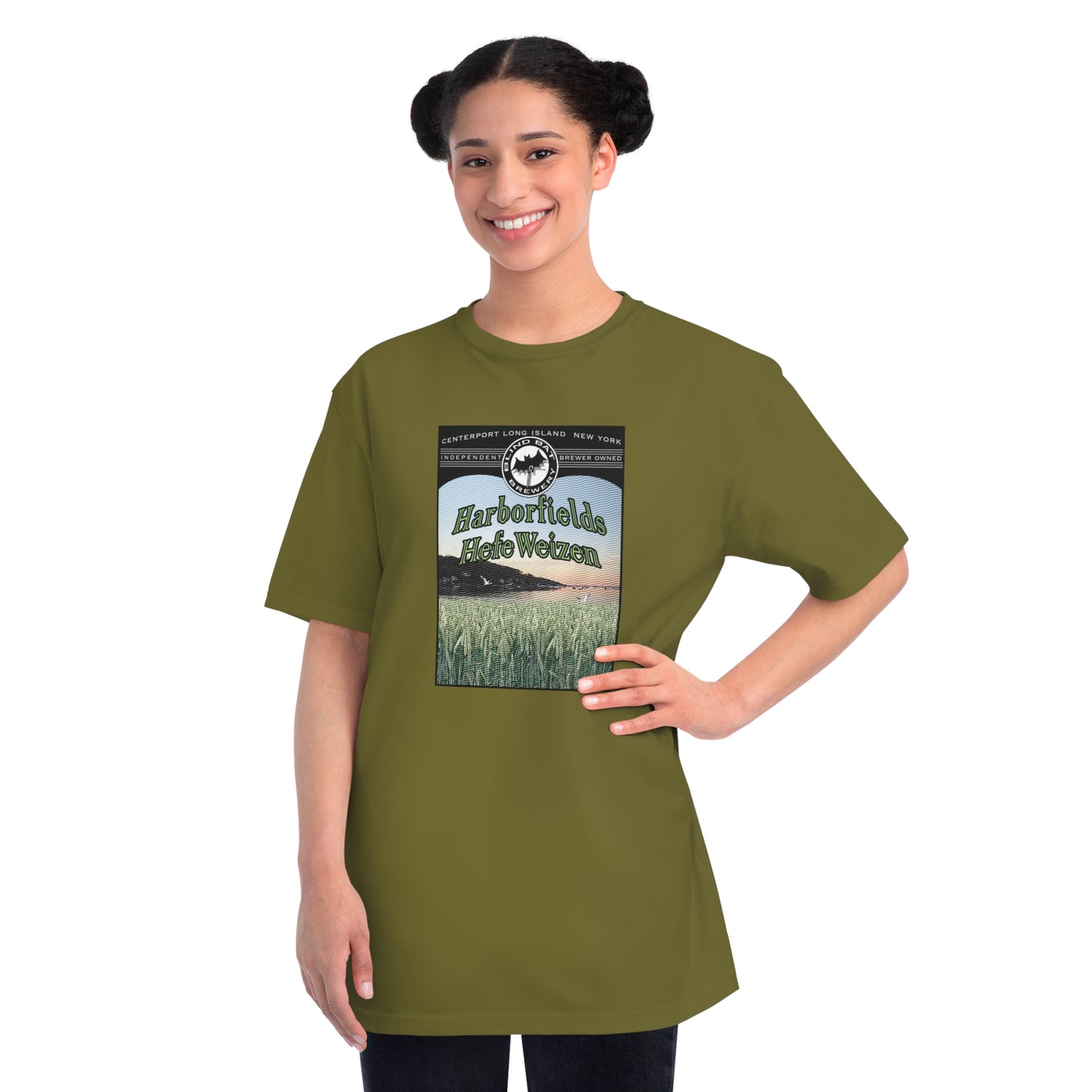 Organic Unisex Classic T-Shirt: HarborFields HefeWeizen label
