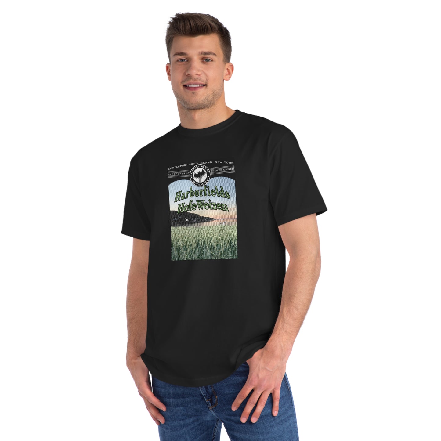 Organic Unisex Classic T-Shirt: HarborFields HefeWeizen label