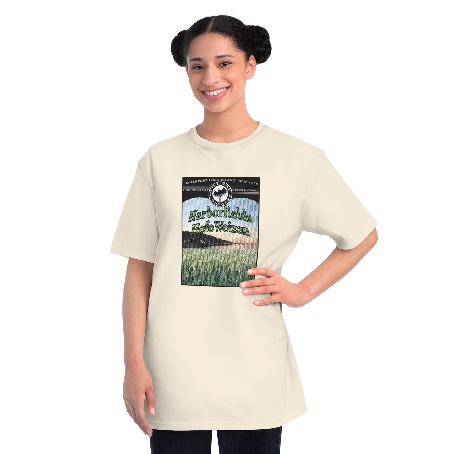 Organic Unisex Classic T-Shirt: HarborFields HefeWeizen label