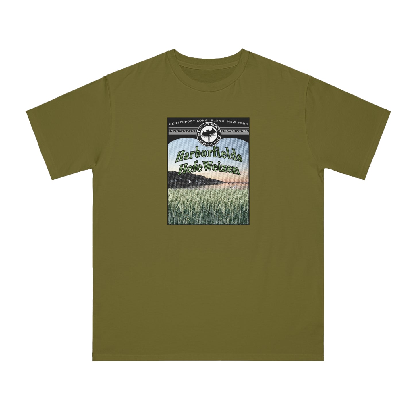 Organic Unisex Classic T-Shirt: HarborFields HefeWeizen label