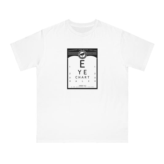 Organic Unisex Classic T-Shirt: EYE CHART ALE label