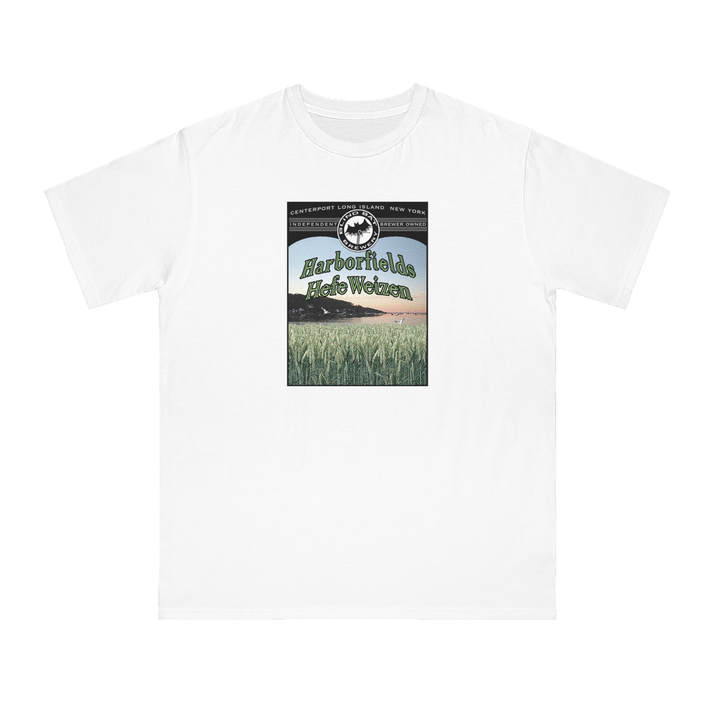 Organic Unisex Classic T-Shirt: HarborFields HefeWeizen label